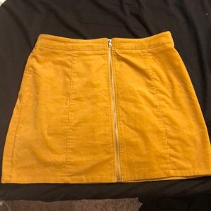 Corduroy skirt